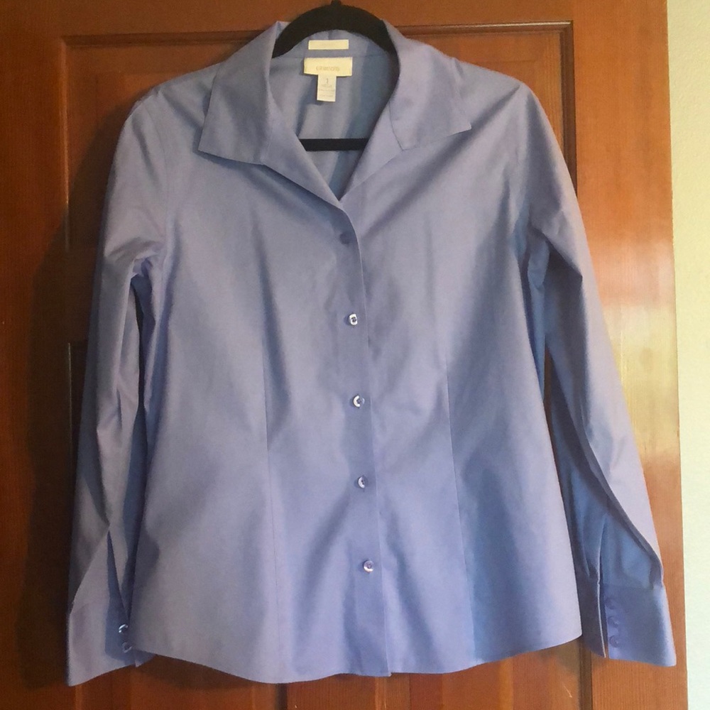 Lilac long sleeved blouse. Size 1.